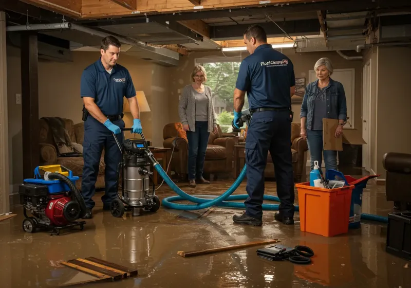 Basement Water Extraction and Removal Techniques process in Moss Bluff, LA