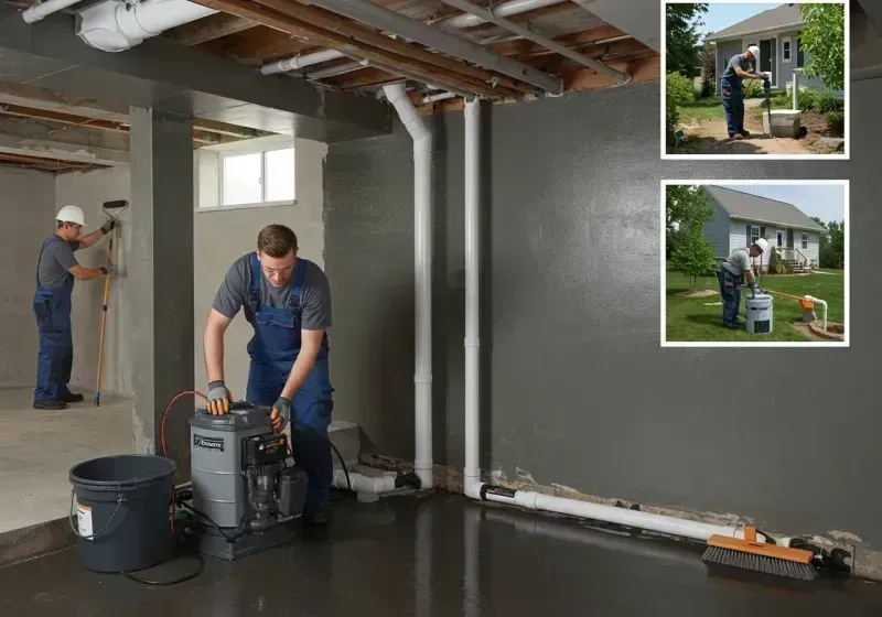 Basement Waterproofing and Flood Prevention process in Moss Bluff, LA